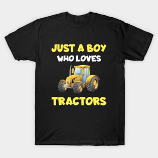 Farm Vehicle Country Life Boy who loves tractors Truck Boy T-Shirt